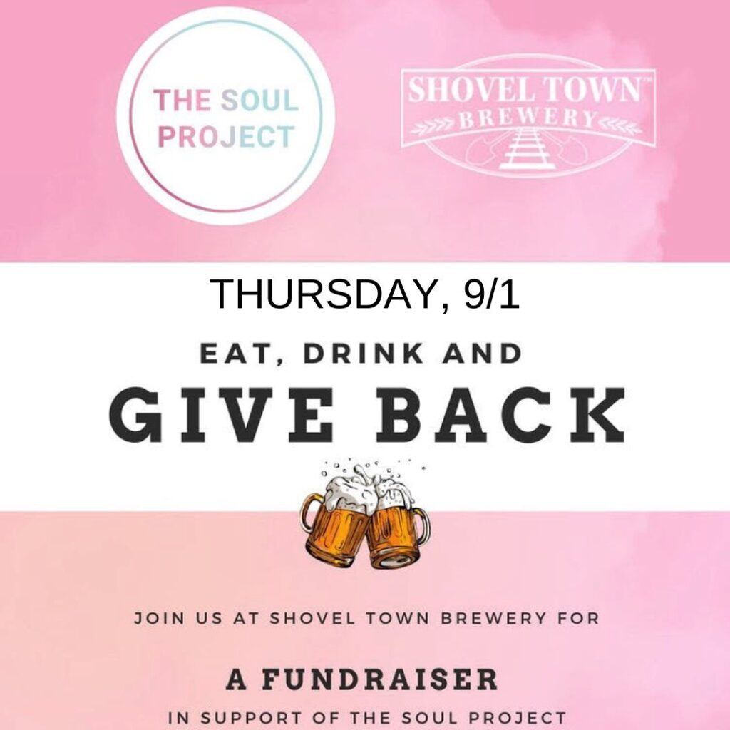 Eat, drink & give back to The Soul Project ππ» Thursday, 9/1 in the STB Taproom β